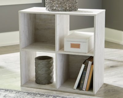 Paxberry Four Cube Organizer - White Cube Organizers modern furniture Contempo Furniture