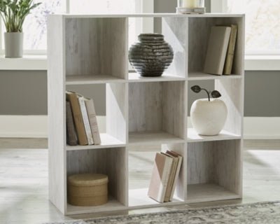 Paxberry Nine Cube Organizer - White Cube Organizers modern furniture Contempo Furniture