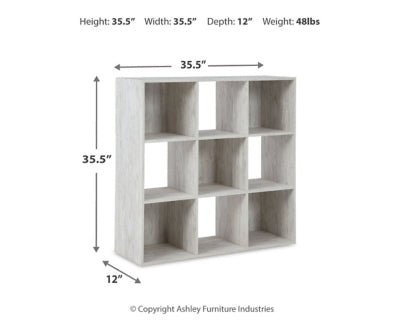 Paxberry Nine Cube Organizer - White Cube Organizers modern furniture Contempo Furniture