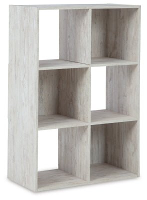 Paxberry Six Cube Organizer - White Cube Organizers modern furniture Contempo Furniture