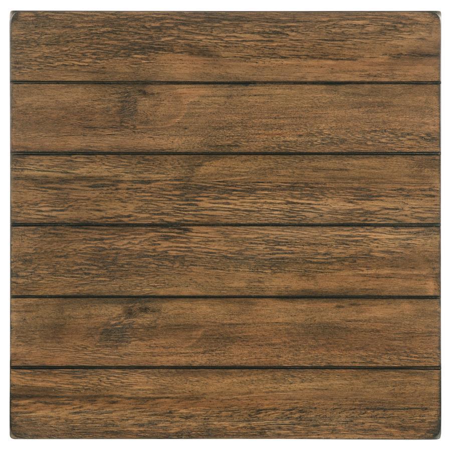 Payne - 1 - Drawer Wood End Table With Shelf - Distressed Brown End Table modern furniture Contempo Furniture