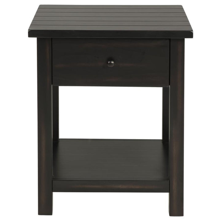 Payne - 3 Piece Coffee And 1 - Drawer End Table Set - Java Table Set modern furniture Contempo Furniture