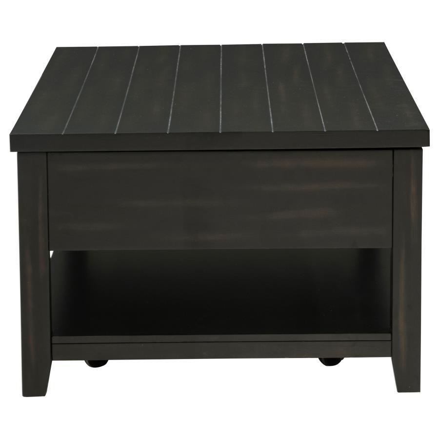 Payne - 48" Mobile Lift Top Coffee Table - Distressed Java Coffee Table modern furniture Contempo Furniture
