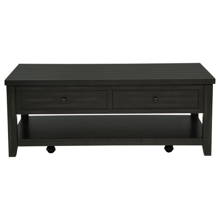 Payne - 48" Mobile Lift Top Coffee Table - Distressed Java Coffee Table modern furniture Contempo Furniture