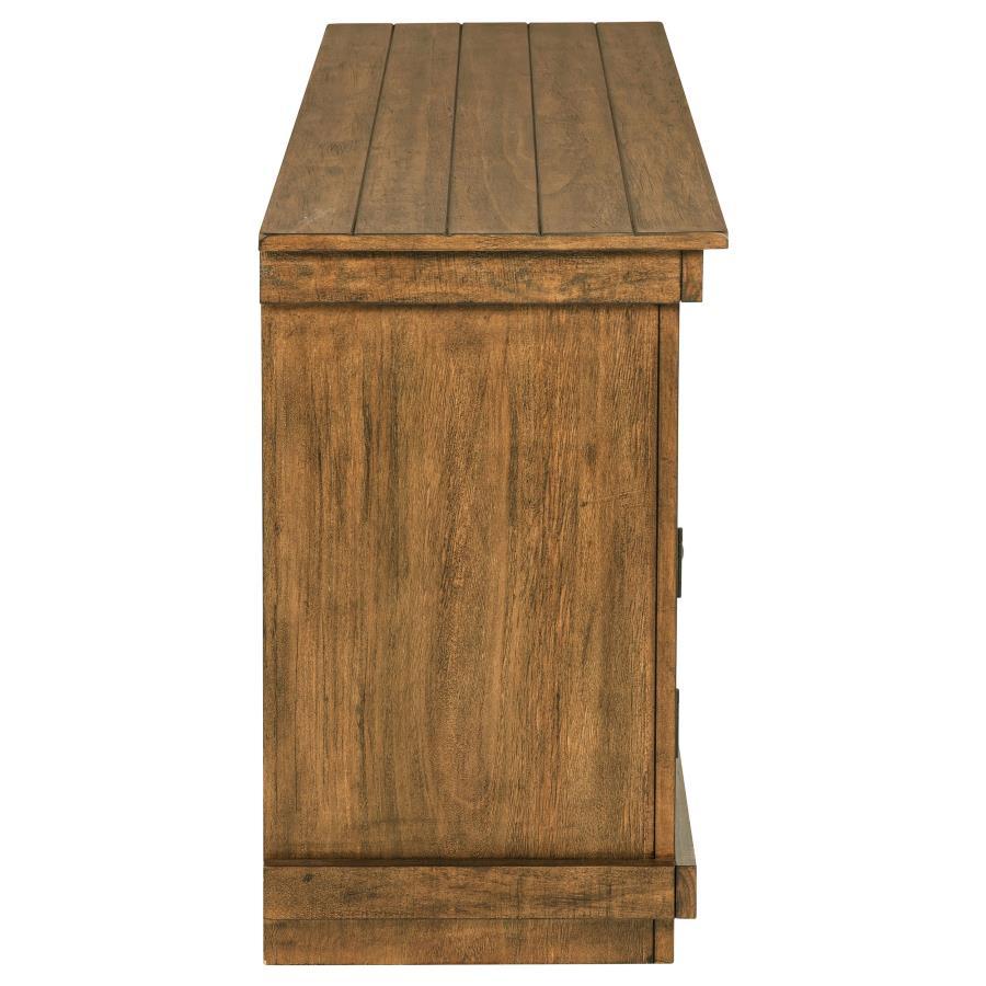 Payne - 60" TV Stand Media Console - Distressed Brown TV Stand modern furniture Contempo Furniture