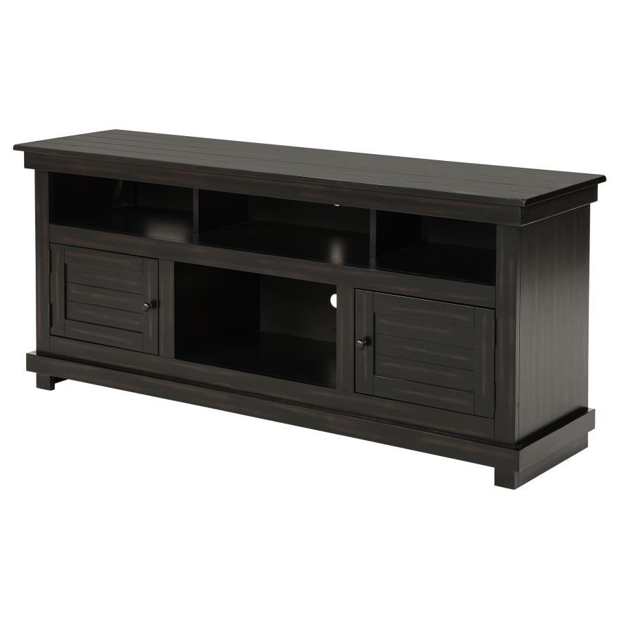 Payne - 60" TV Stand Media Console - Distressed Java TV Stand modern furniture Contempo Furniture