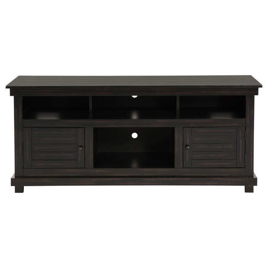 Payne - 60" TV Stand Media Console - Distressed Java TV Stand modern furniture Contempo Furniture