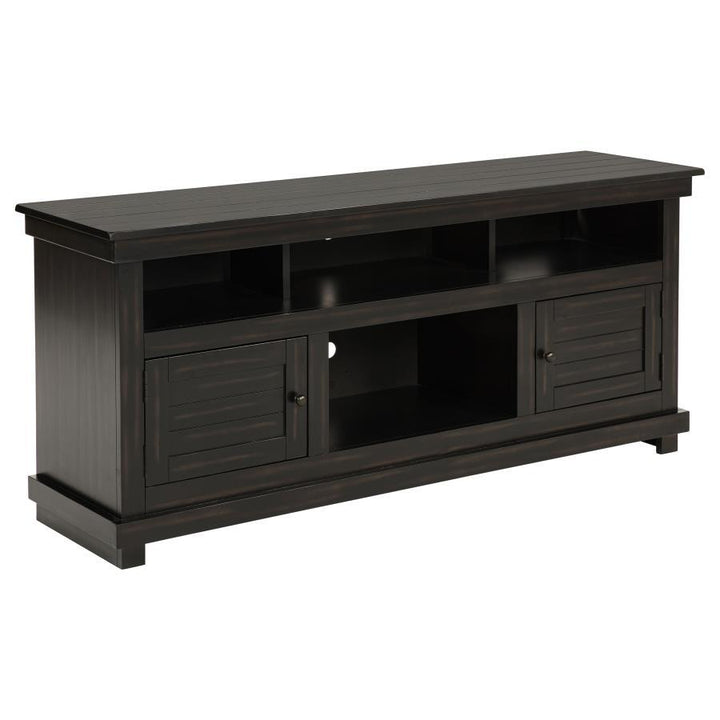 Payne - 60" TV Stand Media Console - Distressed Java TV Stand modern furniture Contempo Furniture