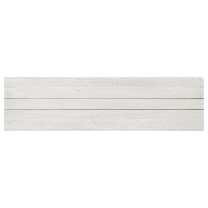 Payne - 60" TV Stand Media Console - Distressed White TV Stand modern furniture Contempo Furniture