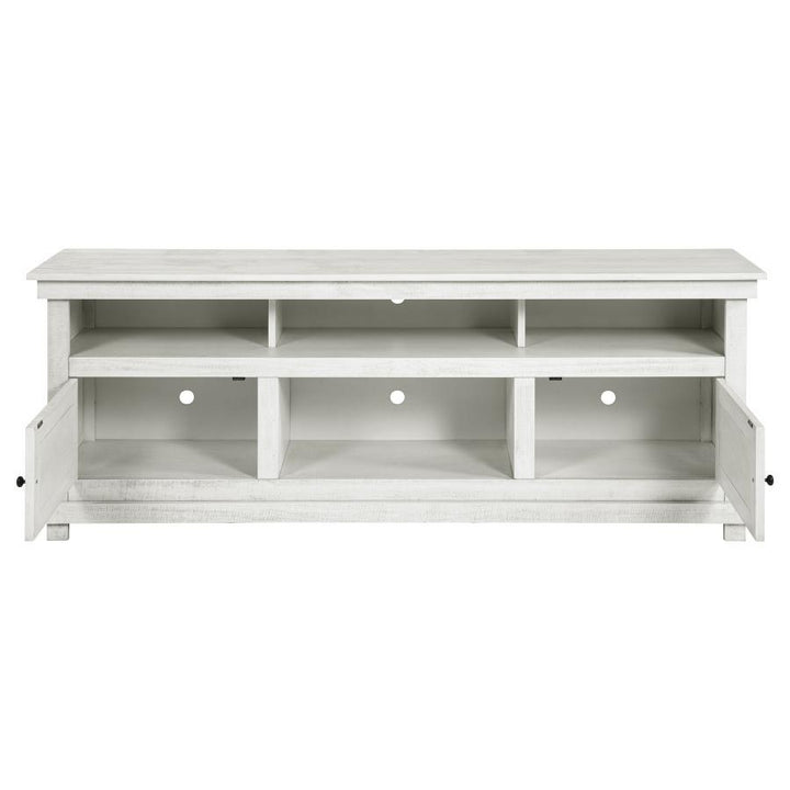 Payne - 70" TV Stand Media Console - Distressed White TV Stand modern furniture Contempo Furniture