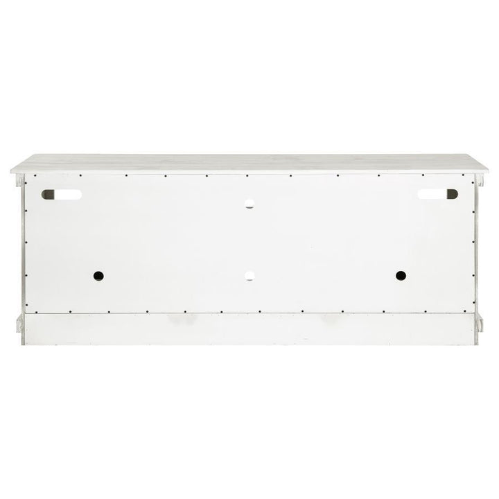 Payne - 70" TV Stand Media Console - Distressed White TV Stand modern furniture Contempo Furniture