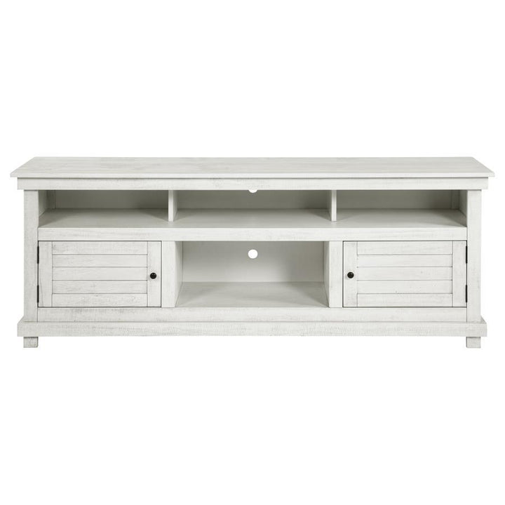 Payne - 70" TV Stand Media Console - Distressed White TV Stand modern furniture Contempo Furniture