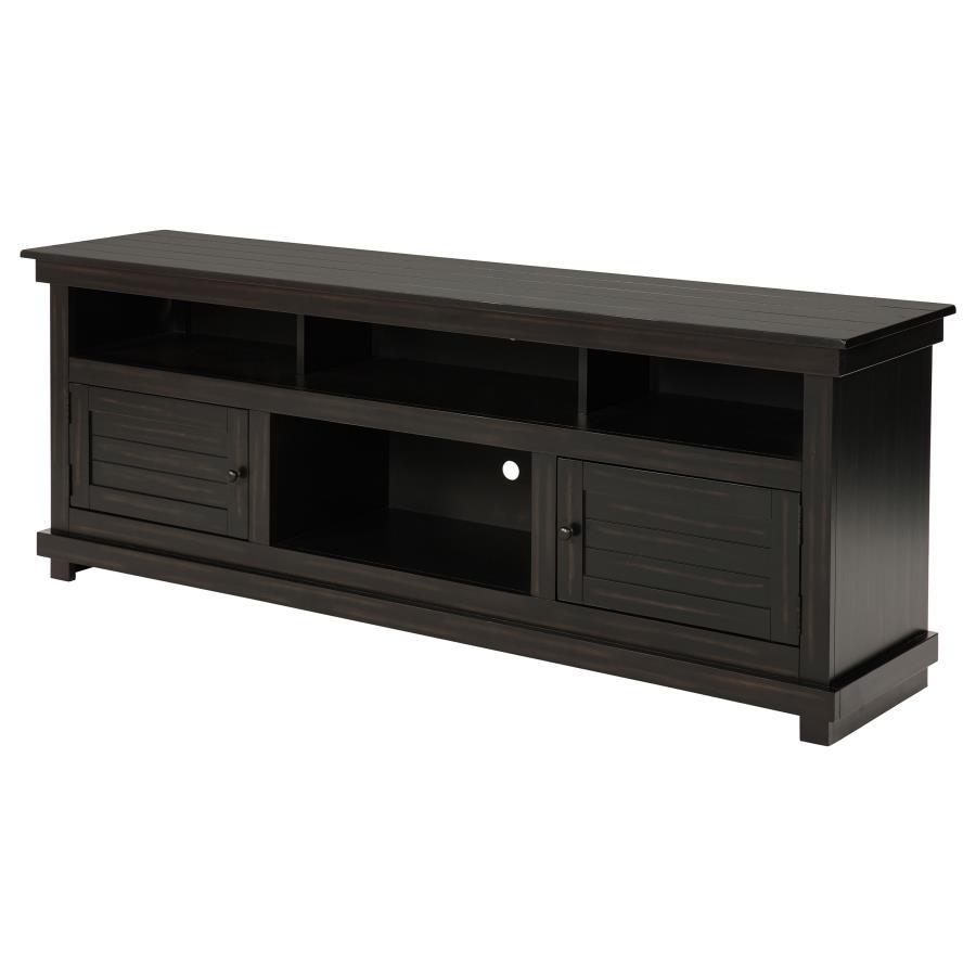 Payne - TV Stand Media Console - Java TV Stand modern furniture Contempo Furniture