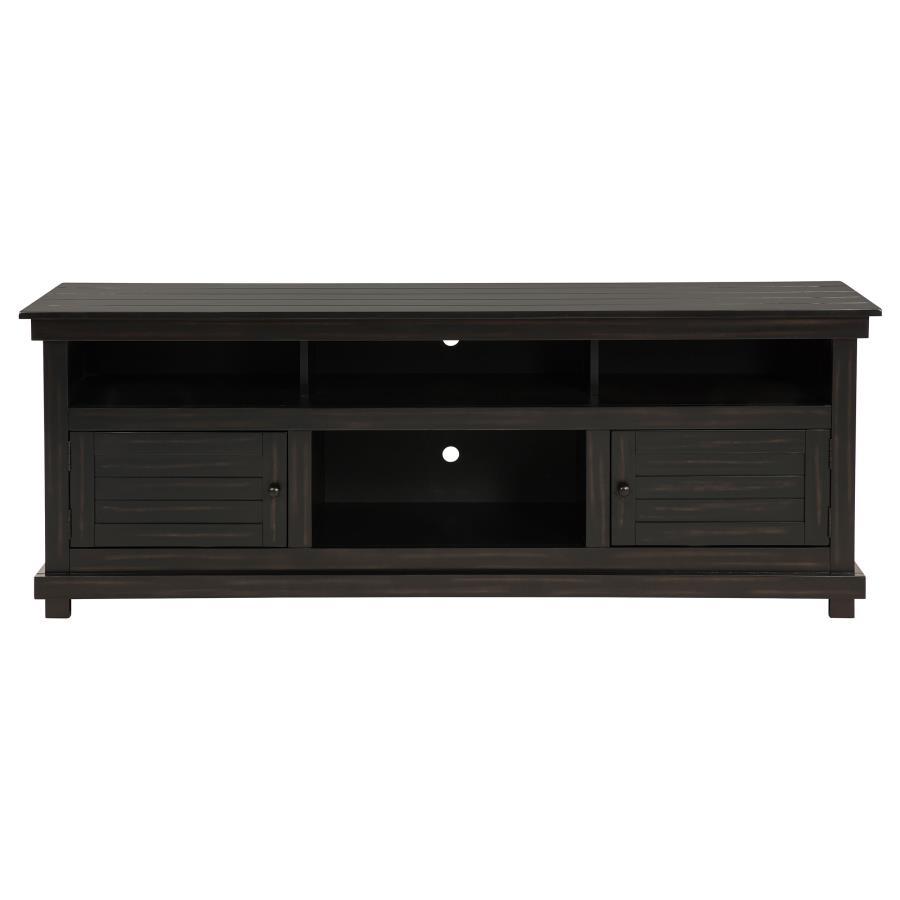 Payne - TV Stand Media Console - Java TV Stand modern furniture Contempo Furniture
