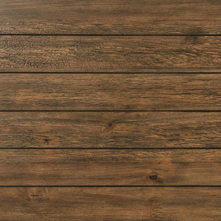 Payne - Wood Coffee Table With Shelf - Distressed Brown Coffee Table modern furniture Contempo Furniture