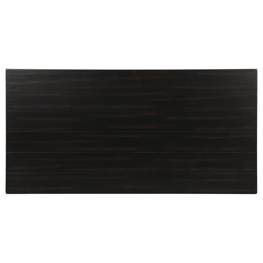 Payne - Wood Coffee Table With Shelf - Java Coffee Table modern furniture Contempo Furniture