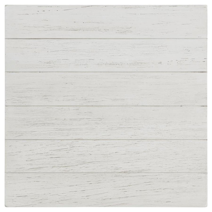 Payne - Wood End Table With Shelf - White End Table modern furniture Contempo Furniture