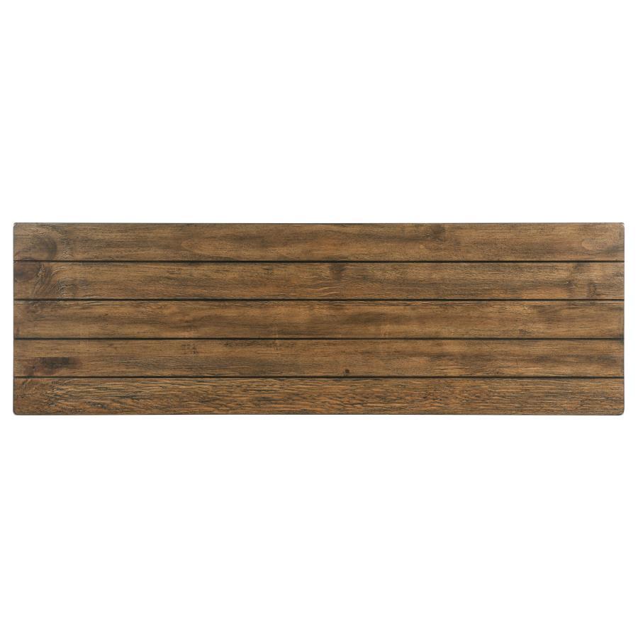 Payne - Wood Entryway Sofa Console Table - Distressed Brown Console Table modern furniture Contempo Furniture