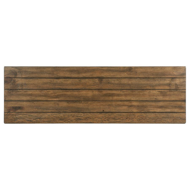 Payne - Wood Entryway Sofa Console Table - Distressed Brown Console Table modern furniture Contempo Furniture
