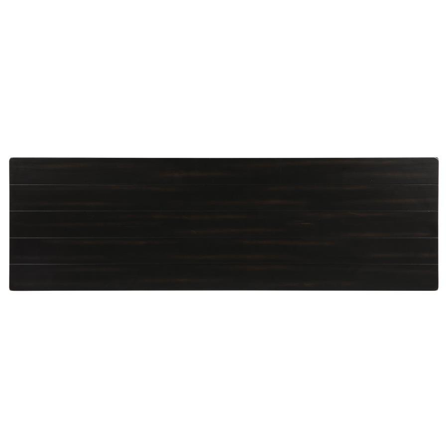 Payne - Wood Entryway Sofa Console Table - Java Console Table modern furniture Contempo Furniture