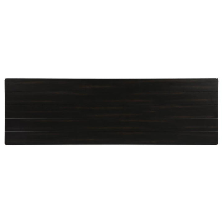 Payne - Wood Entryway Sofa Console Table - Java Console Table modern furniture Contempo Furniture
