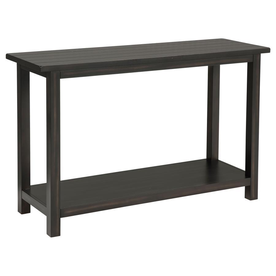 Payne - Wood Entryway Sofa Console Table - Java Console Table modern furniture Contempo Furniture