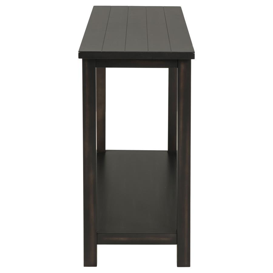 Payne - Wood Entryway Sofa Console Table - Java Console Table modern furniture Contempo Furniture