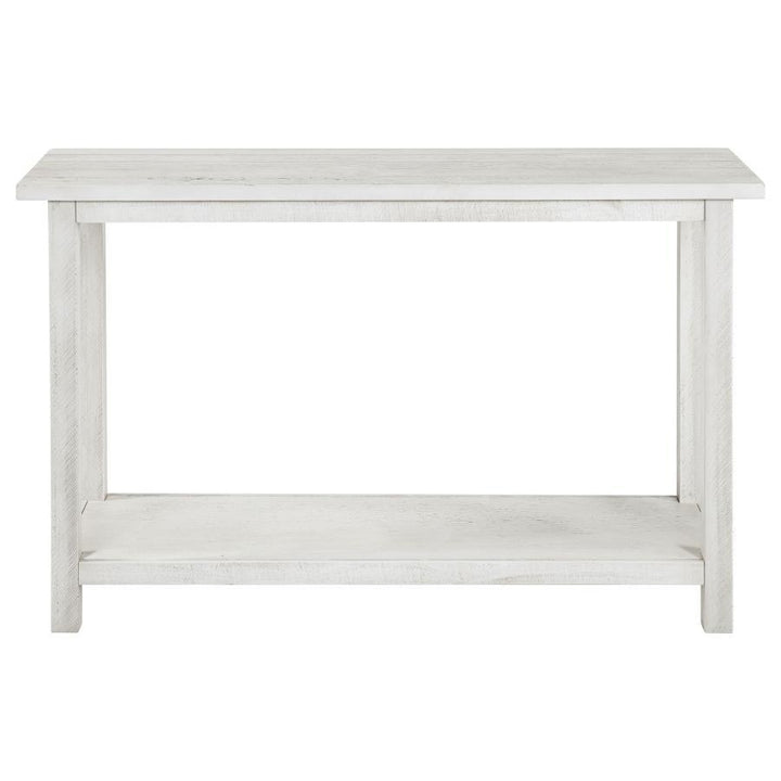 Payne - Wood Entryway Sofa Console Table - White Console Table modern furniture Contempo Furniture