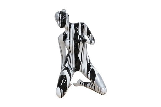 Woman Multi Colored Sculpture
