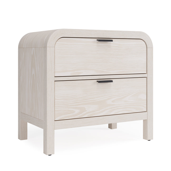 Modus Furniture Nknf81 Drake Two Drawer Usb Charging Nightstand In Sugar