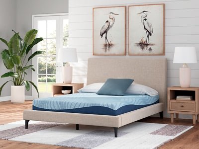 Peak 2.0 8 Memory Foam King Mattress - Blue Memory Foam Mattress modern furniture Contempo Furniture