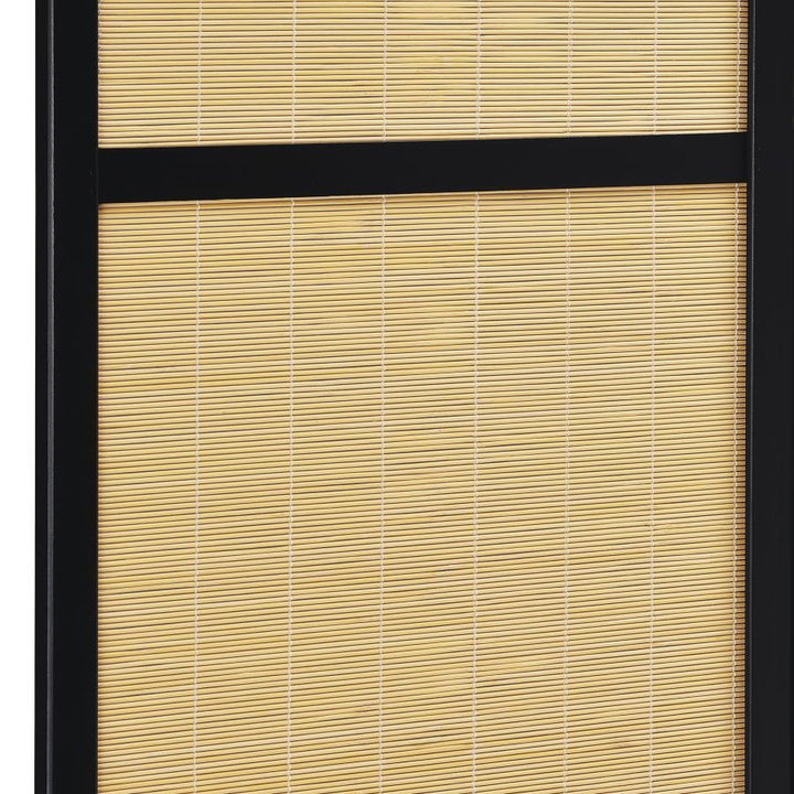 Pearce - 4 - Panel Bamboo Room Divider Folding Screen - Natural Room Divider modern furniture Contempo Furniture