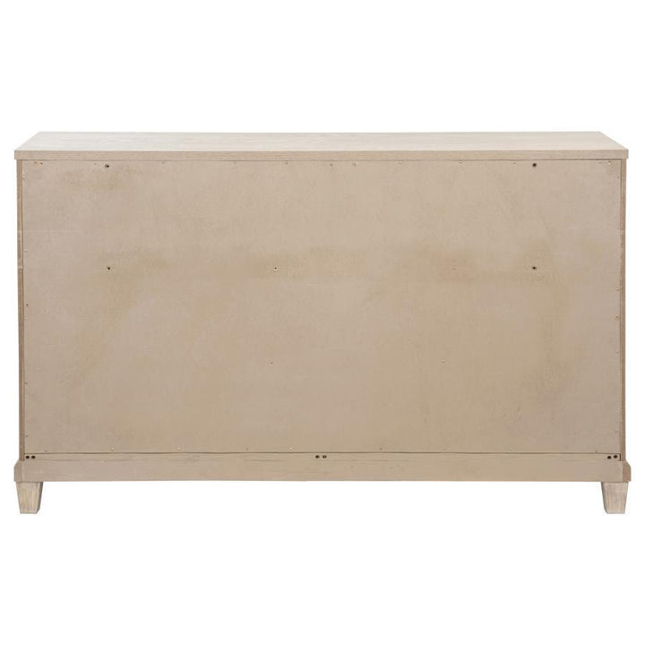 Pembroke - 6 - Drawer Bedroom Dresser Cabinet - Washed Oak Dressers modern furniture Contempo Furniture
