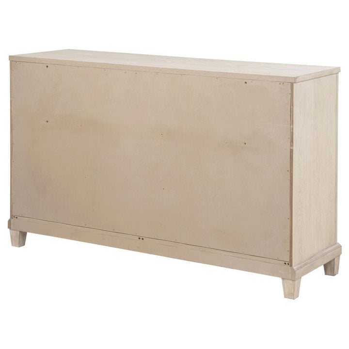 Pembroke - 6 - Drawer Bedroom Dresser Cabinet - Washed Oak Dressers modern furniture Contempo Furniture