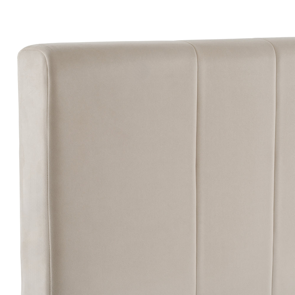 Penrose - Modern Beige Fabric Bed - View 5