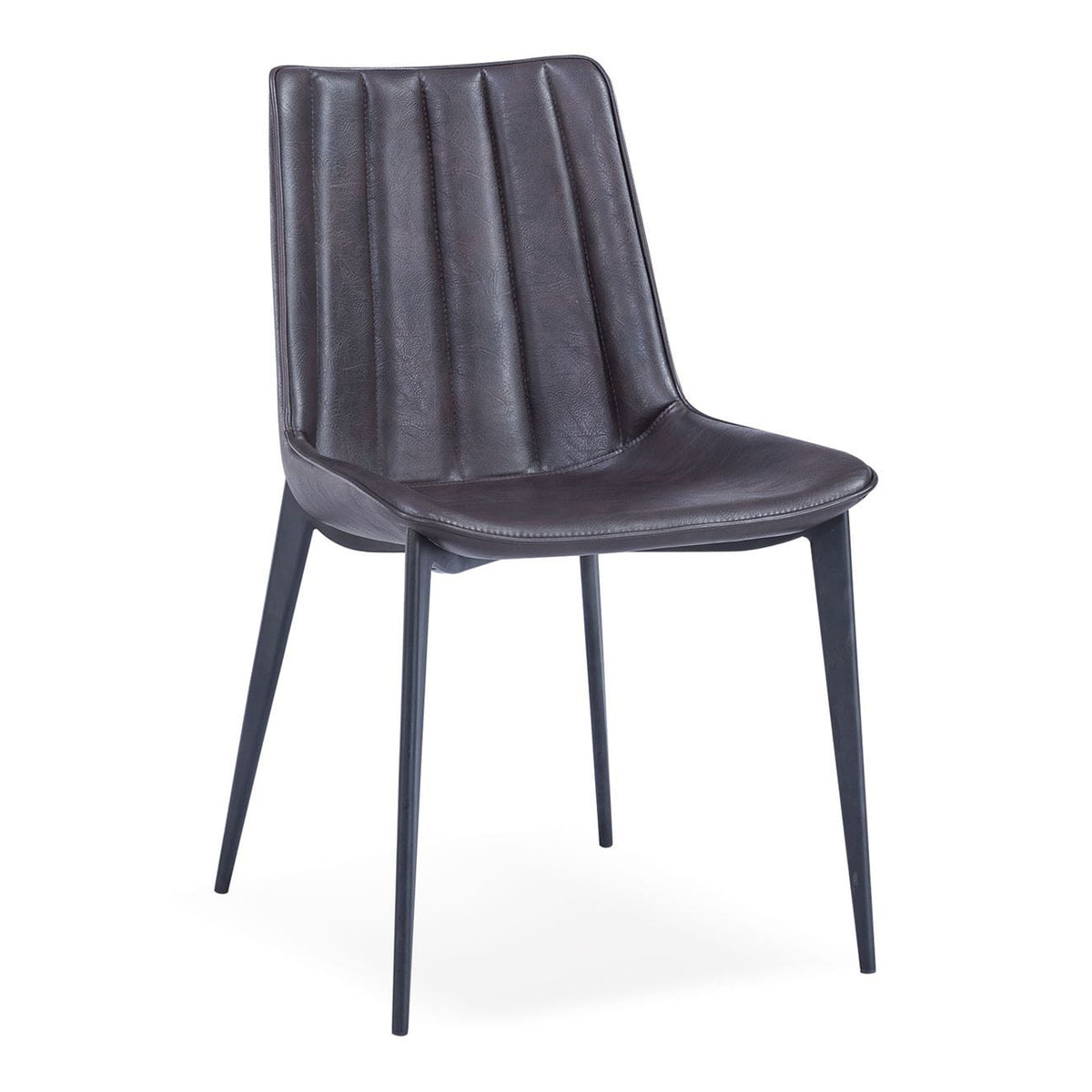 Peoria - Modern Brown & Black Dining Chair (Set of 2)