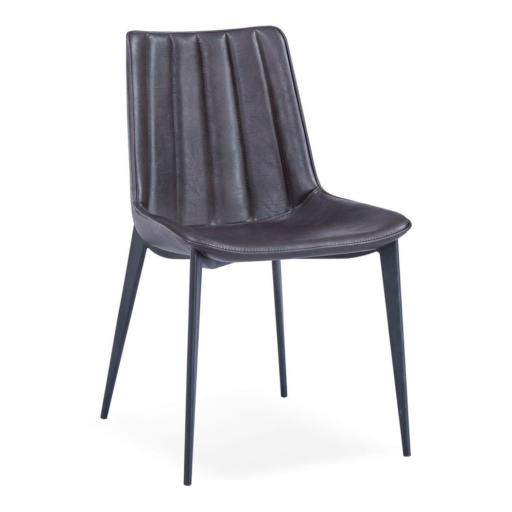 Peoria - Modern Brown & Black Dining Chair (Set of 2)
