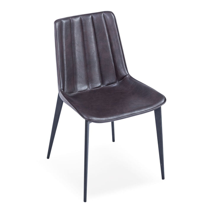Peoria - Modern Brown &amp; Black Dining Chair (Set of 2)