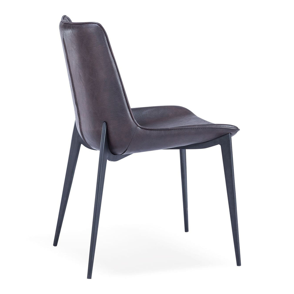 Peoria - Modern Brown & Black Dining Chair (Set of 2)