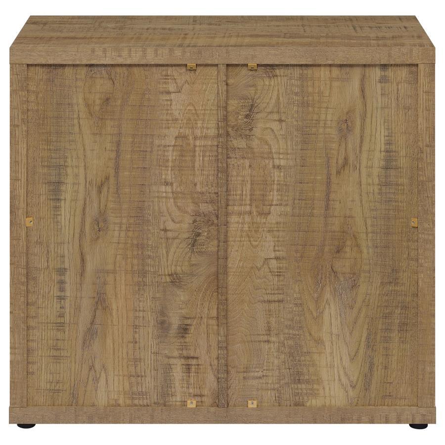 Pepita - 2 Door Engineered Wood Accent Cabinet - Mango Brown Accent Cabinet modern furniture Contempo Furniture