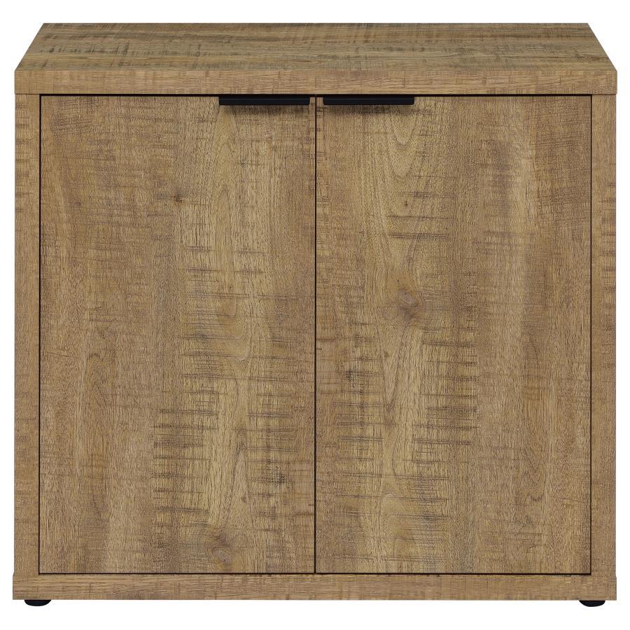 Pepita - 2 Door Engineered Wood Accent Cabinet - Mango Brown Accent Cabinet modern furniture Contempo Furniture