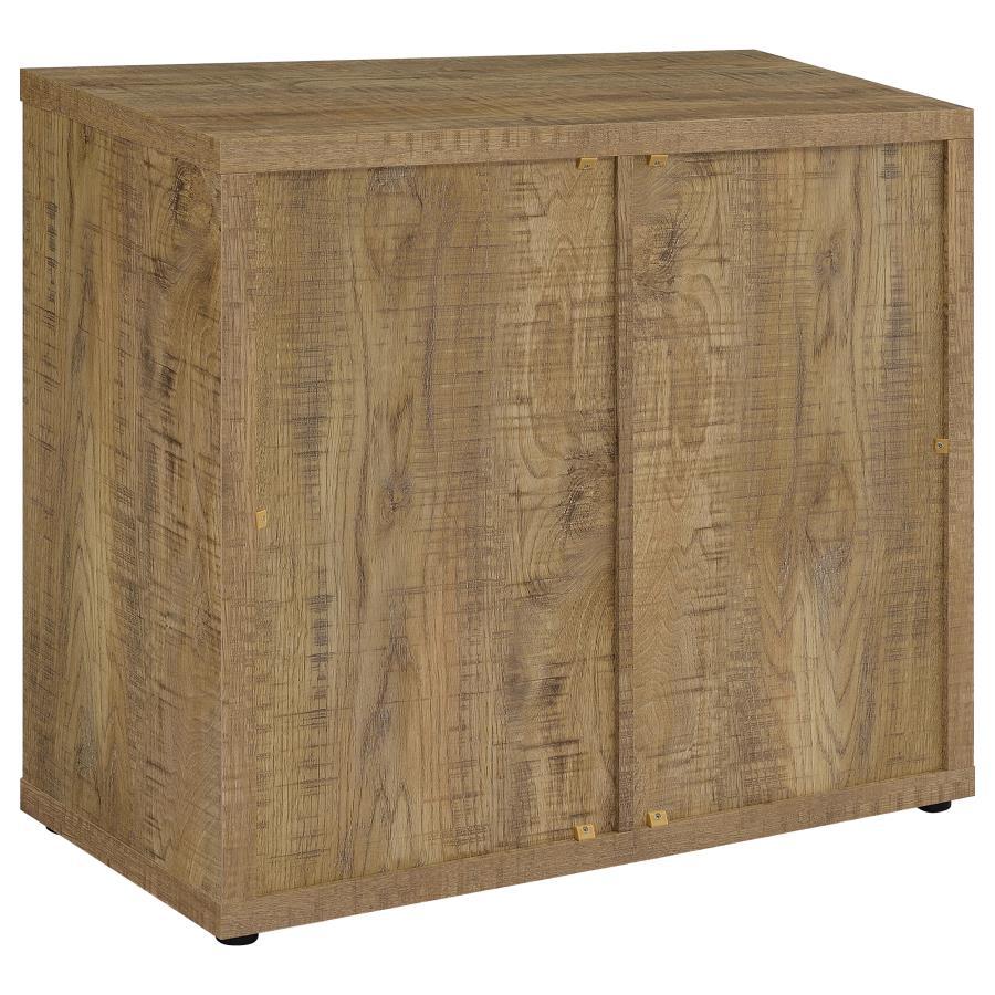 Pepita - 2 Door Engineered Wood Accent Cabinet - Mango Brown Accent Cabinet modern furniture Contempo Furniture