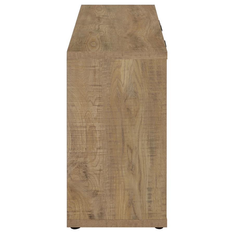 Pepita - 3 Door Engineered Wood Accent Cabinet - Mango Brown Accent Cabinet modern furniture Contempo Furniture