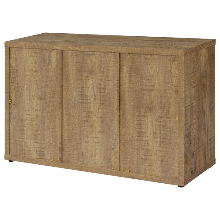 Pepita - 3 Door Engineered Wood Accent Cabinet - Mango Brown Accent Cabinet modern furniture Contempo Furniture