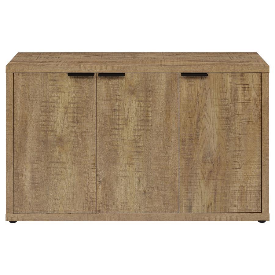 Pepita - 3 Door Engineered Wood Accent Cabinet - Mango Brown Accent Cabinet modern furniture Contempo Furniture