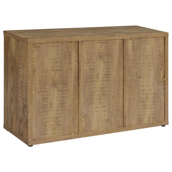 Pepita - 3 Door Engineered Wood Accent Cabinet - Mango Brown Accent Cabinet modern furniture Contempo Furniture