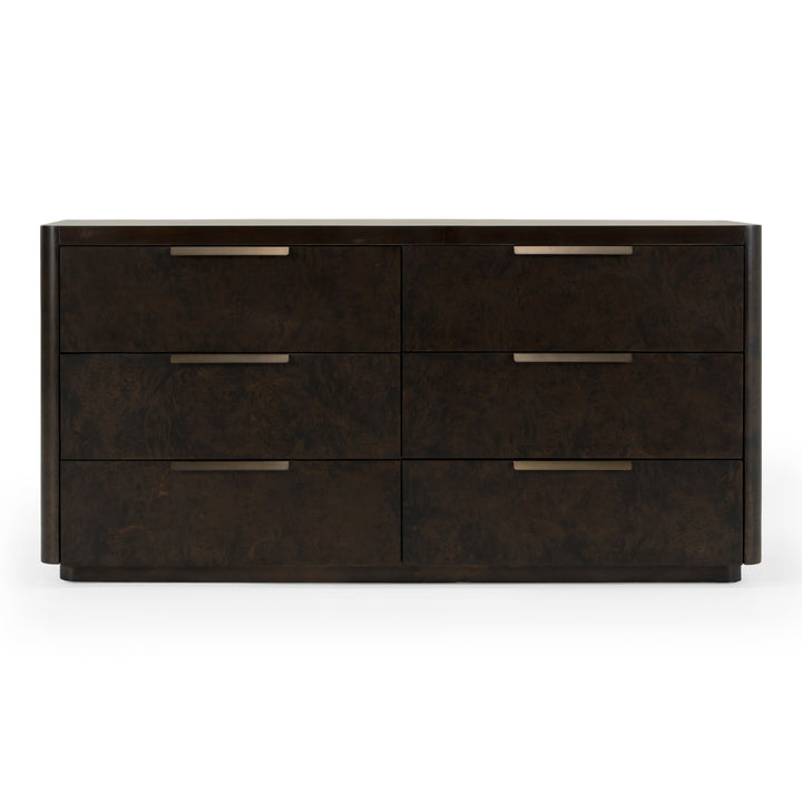 Perez - Modern Dark Burl Dresser