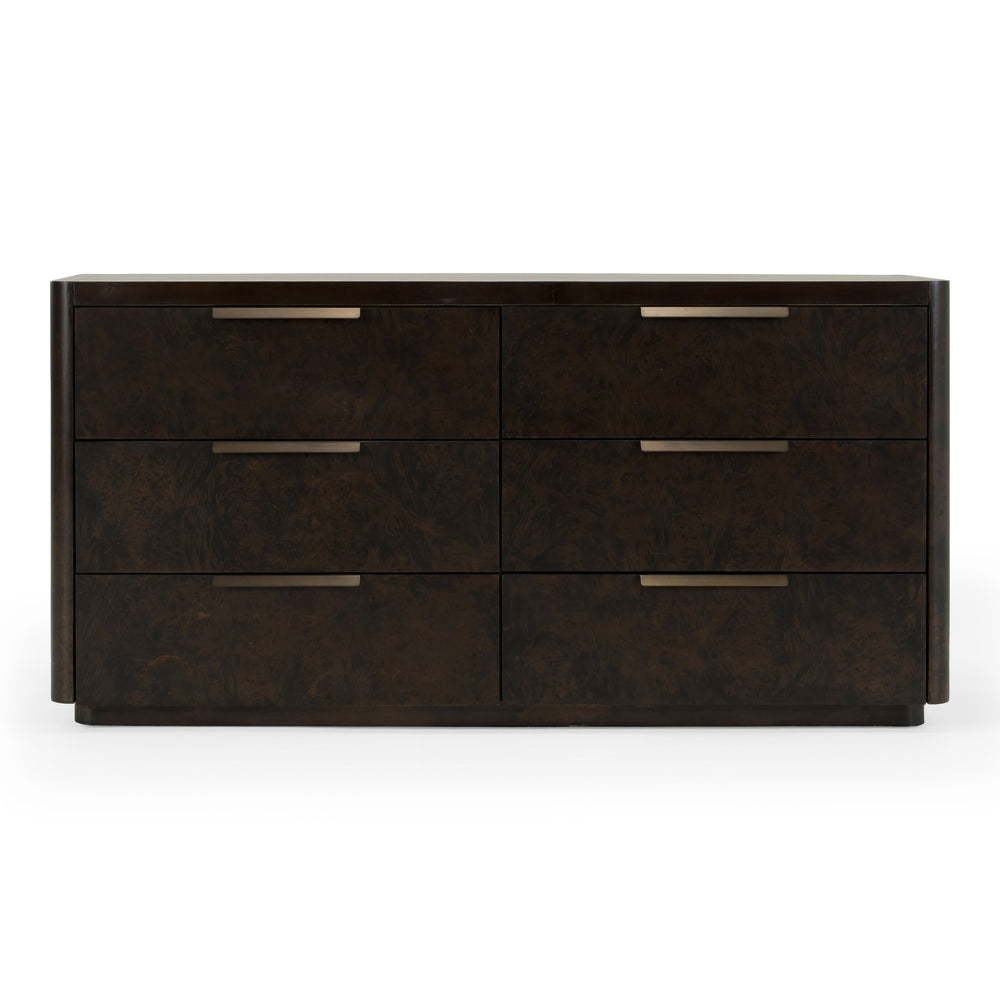 Perez - Modern Dark Burl Dresser