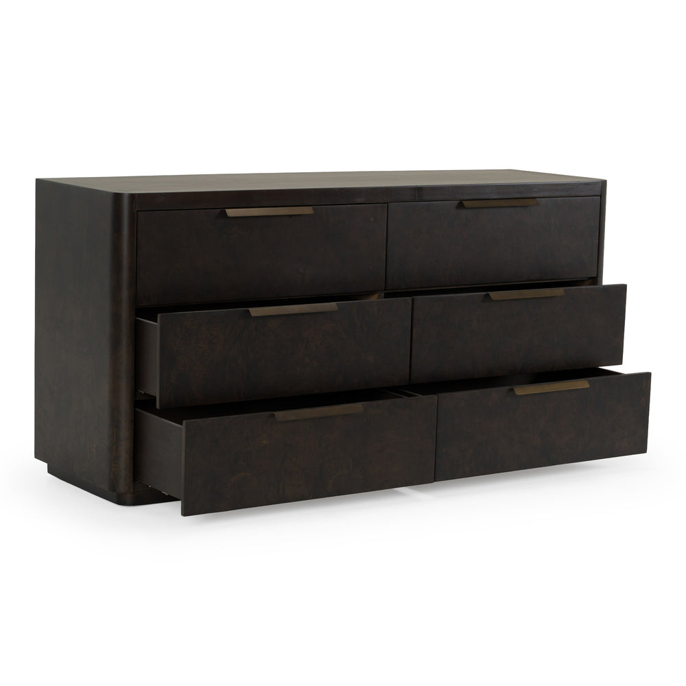 Perez - Modern Dark Burl Dresser