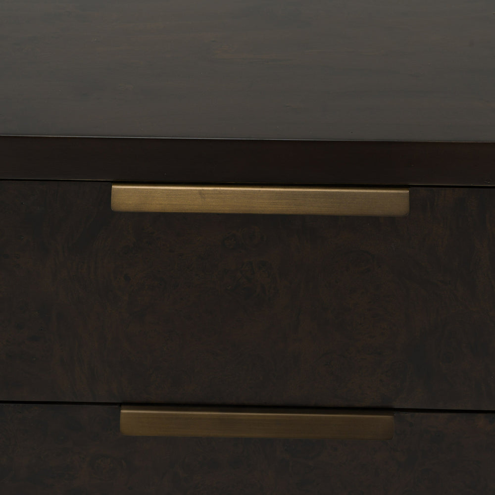 Perez - Modern Dark Burl Dresser